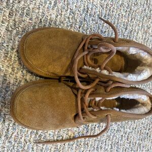 Ugg toe boots. Size 4 big kids. Chestnut